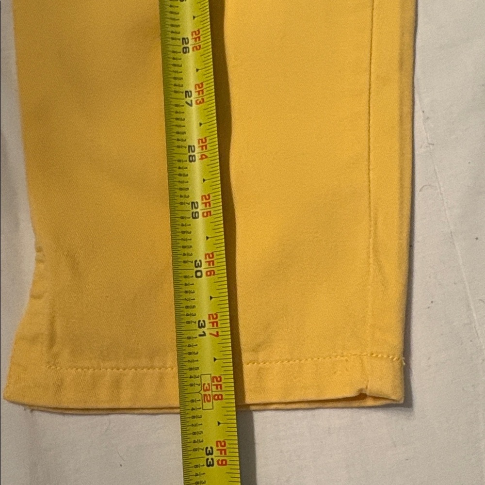 Talbots Petites Bright Yellow Women’s Jeans Y2K SZ 6P QuietbLuxury - Picture 7 of 11